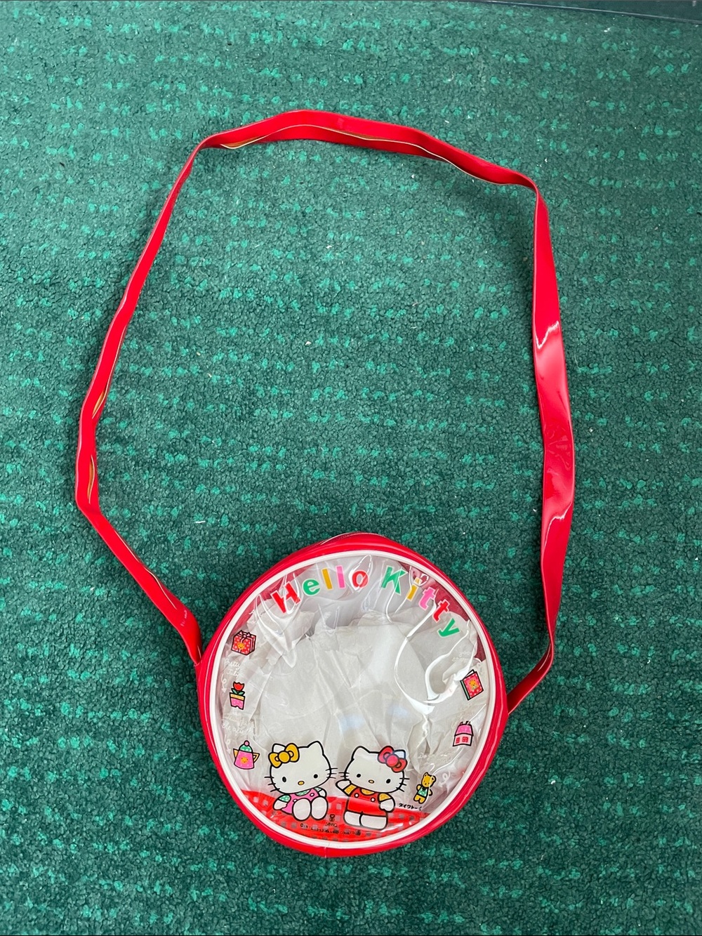 Vintage SANRIO Hello Kitty vinyl bag - 1992